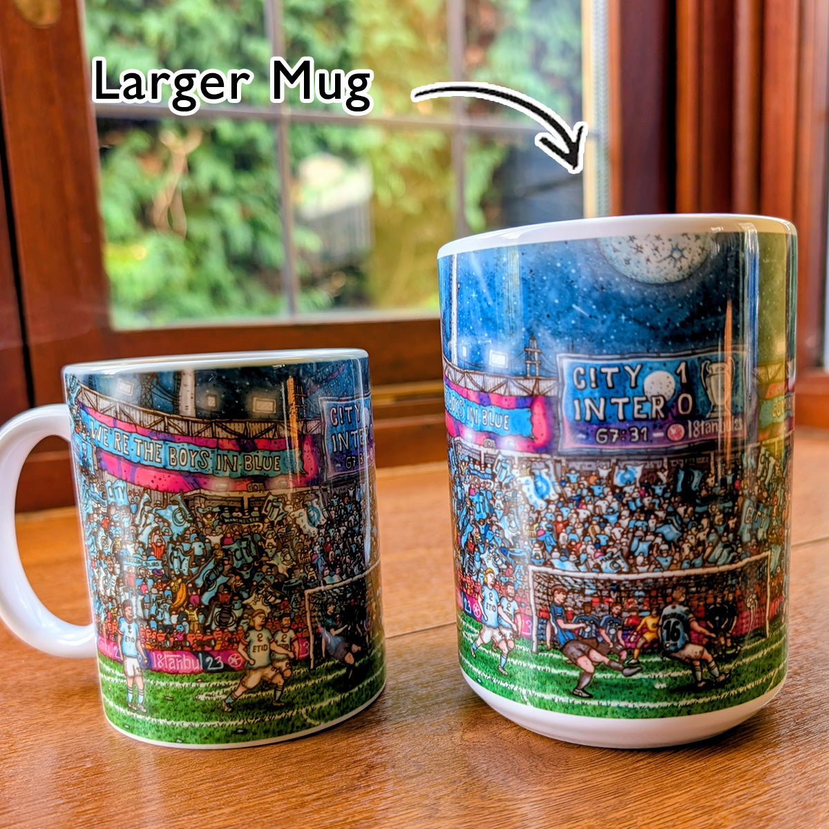 Rodri Goal Large Ceramic Mug Perfect For Manchester City fans