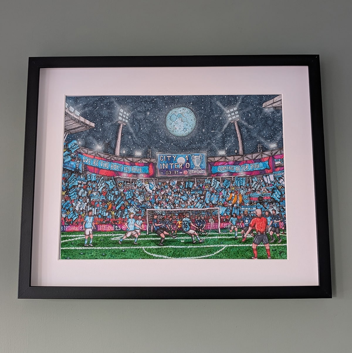 Rodri Istanbul Goal Print