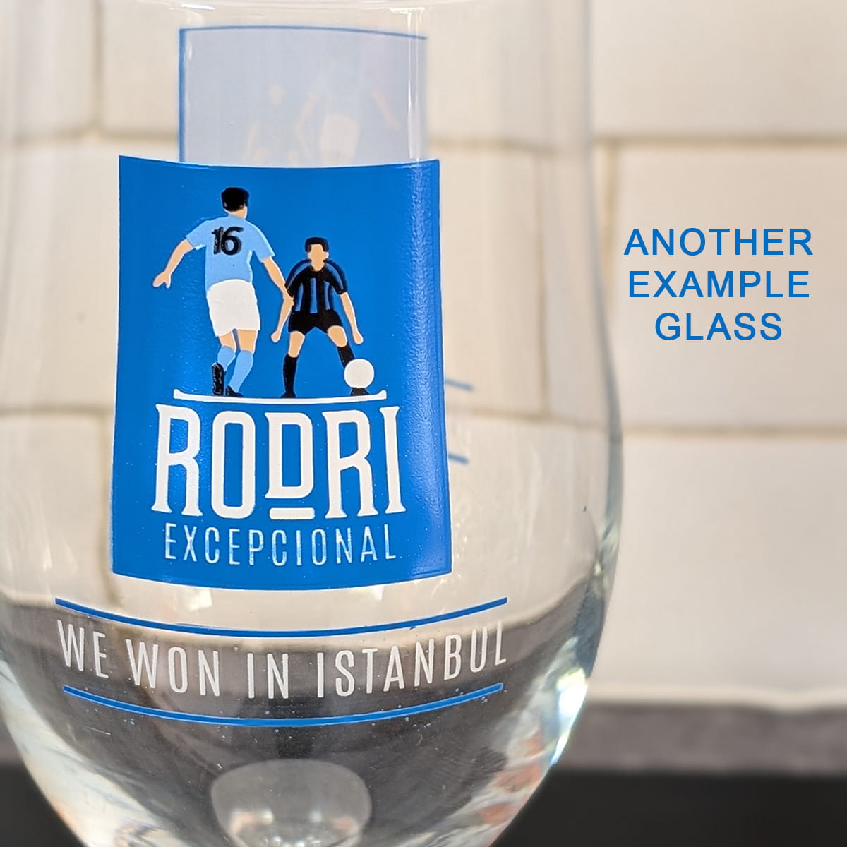 'Not Quite Perfect' Rodri Istanbul Pint Glass
