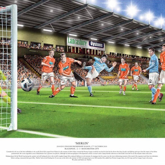 "Merlin"  David Silva's first City goal