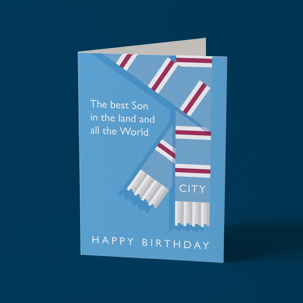 Best Son in the Land  City Birthday Card