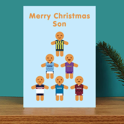 Son Gingerbread Christmas Card