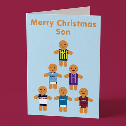 Son Gingerbread Christmas Card
