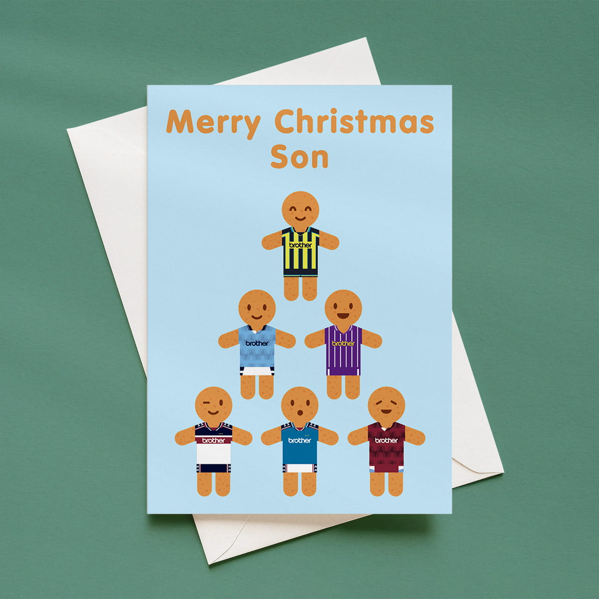 Son Gingerbread Christmas Card