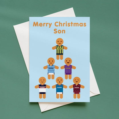 Son Gingerbread Christmas Card