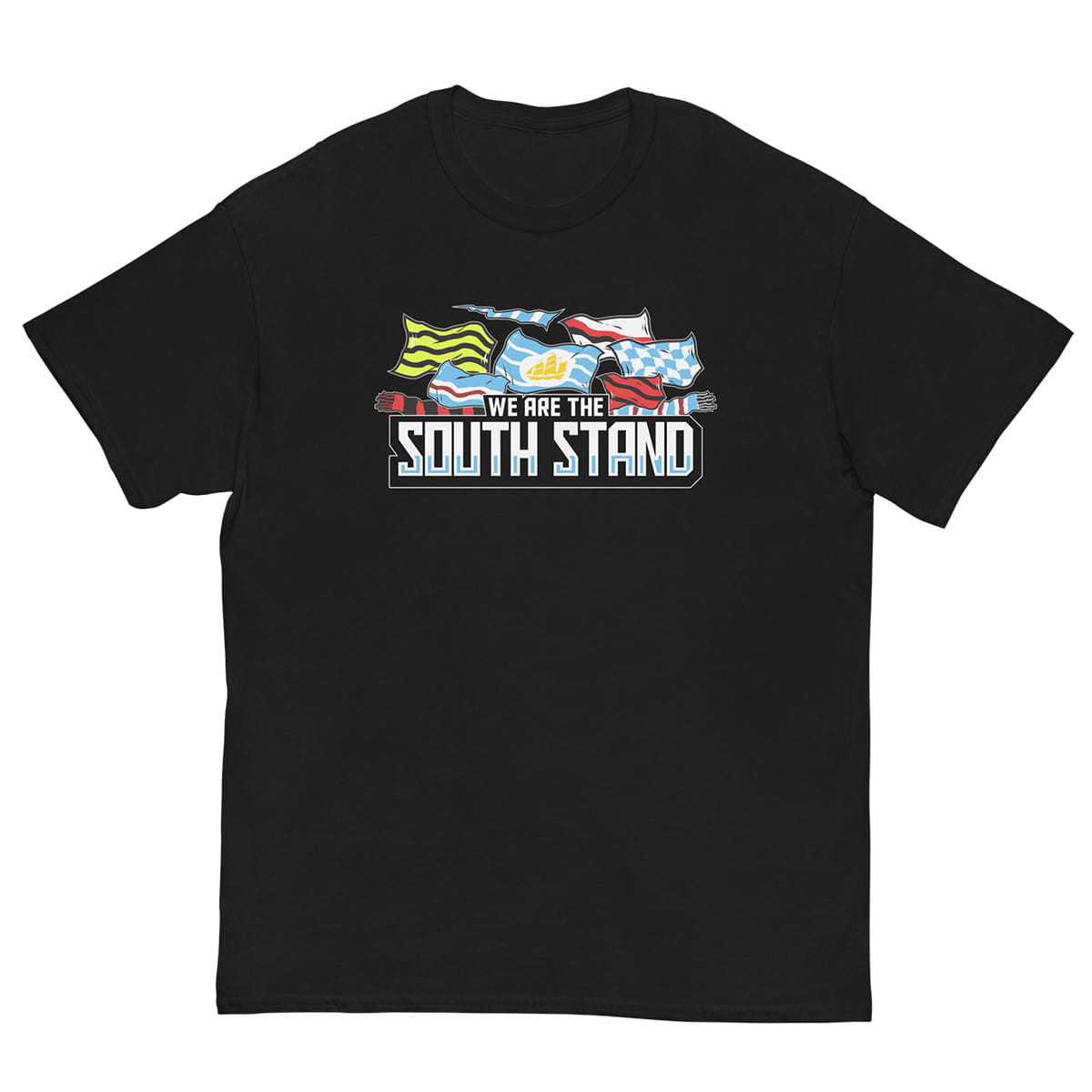 South Stand Flag Black T-shirt