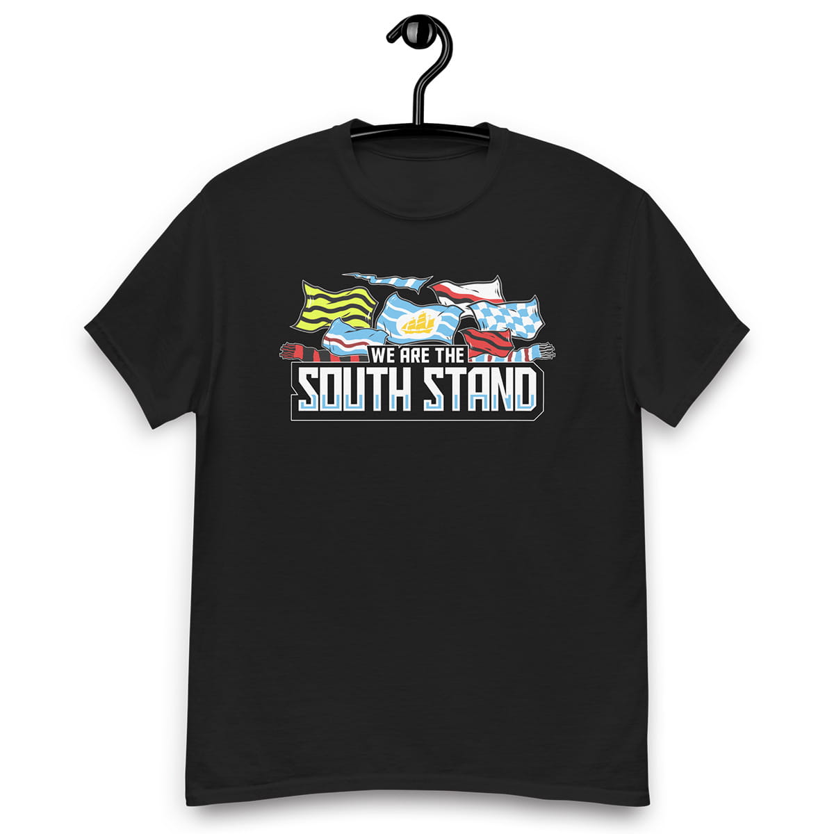 South Stand Flag Black T-shirt