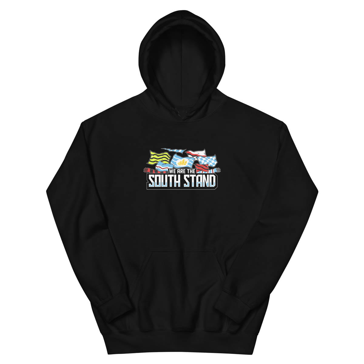 South Stand Flag Black Hoodie