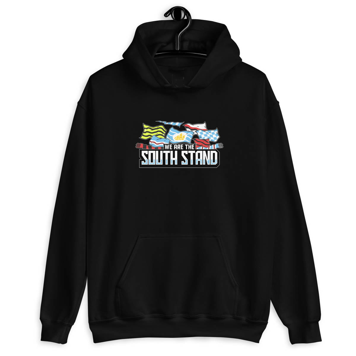 South Stand Flag Black Hoodie