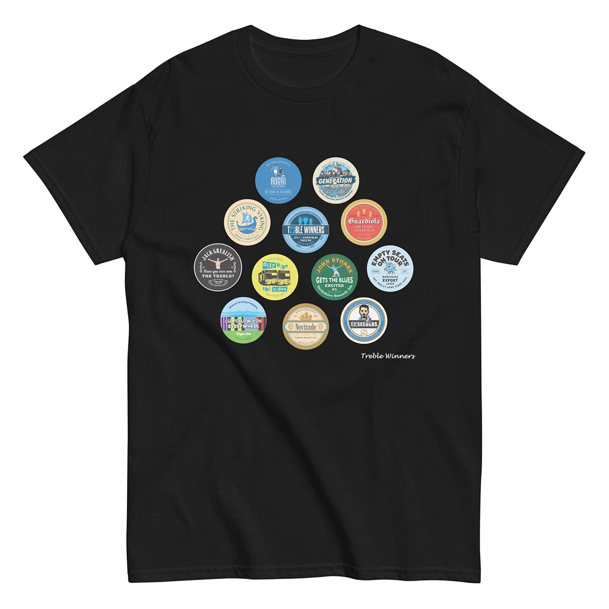 Treble Winners Beer Mat T-shirt