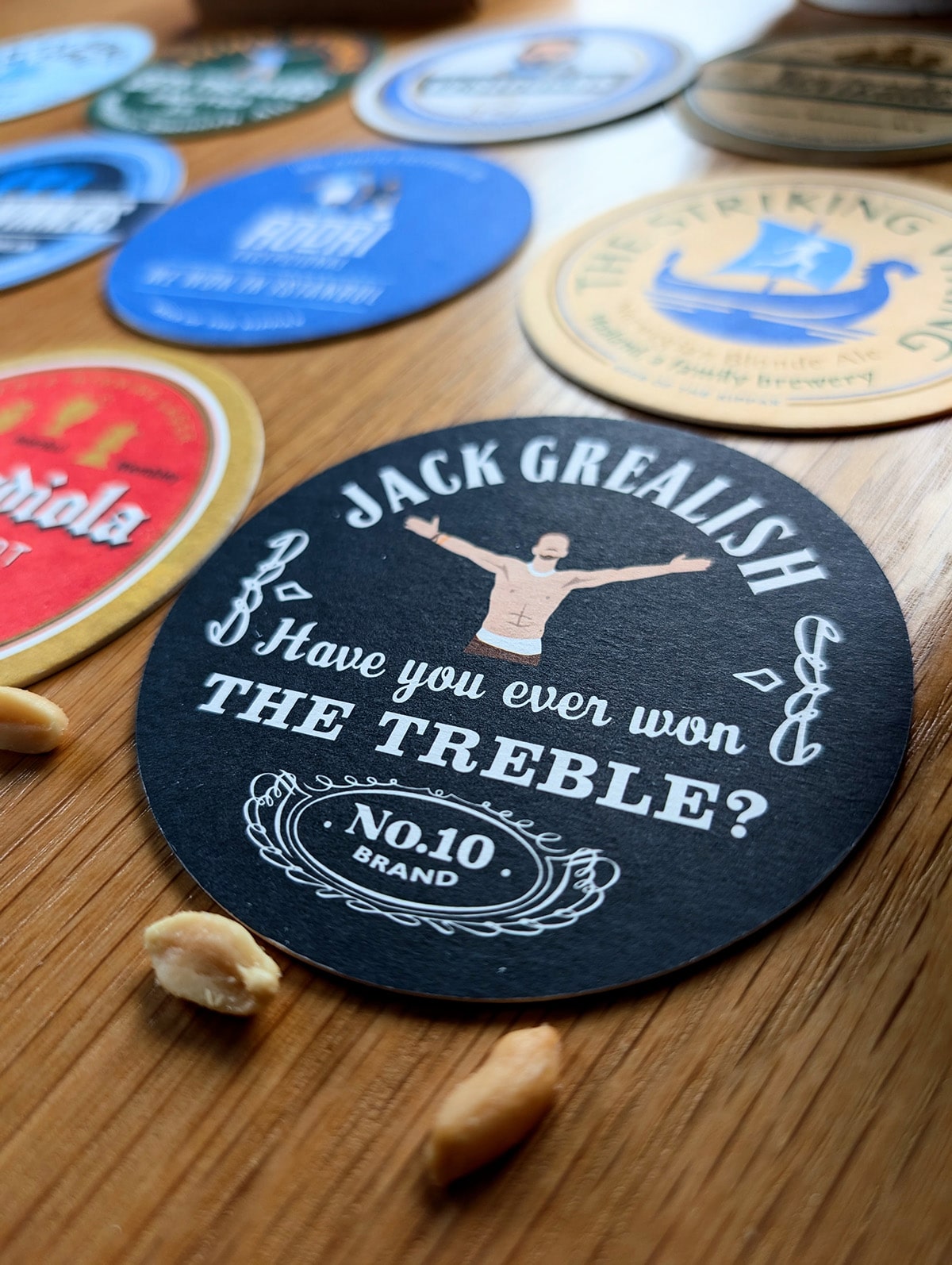 Treble Winners Beer Mats