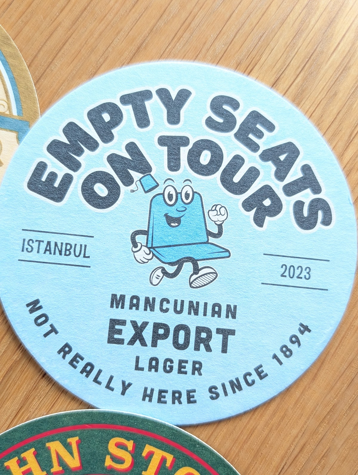 Treble Winners Beer Mats