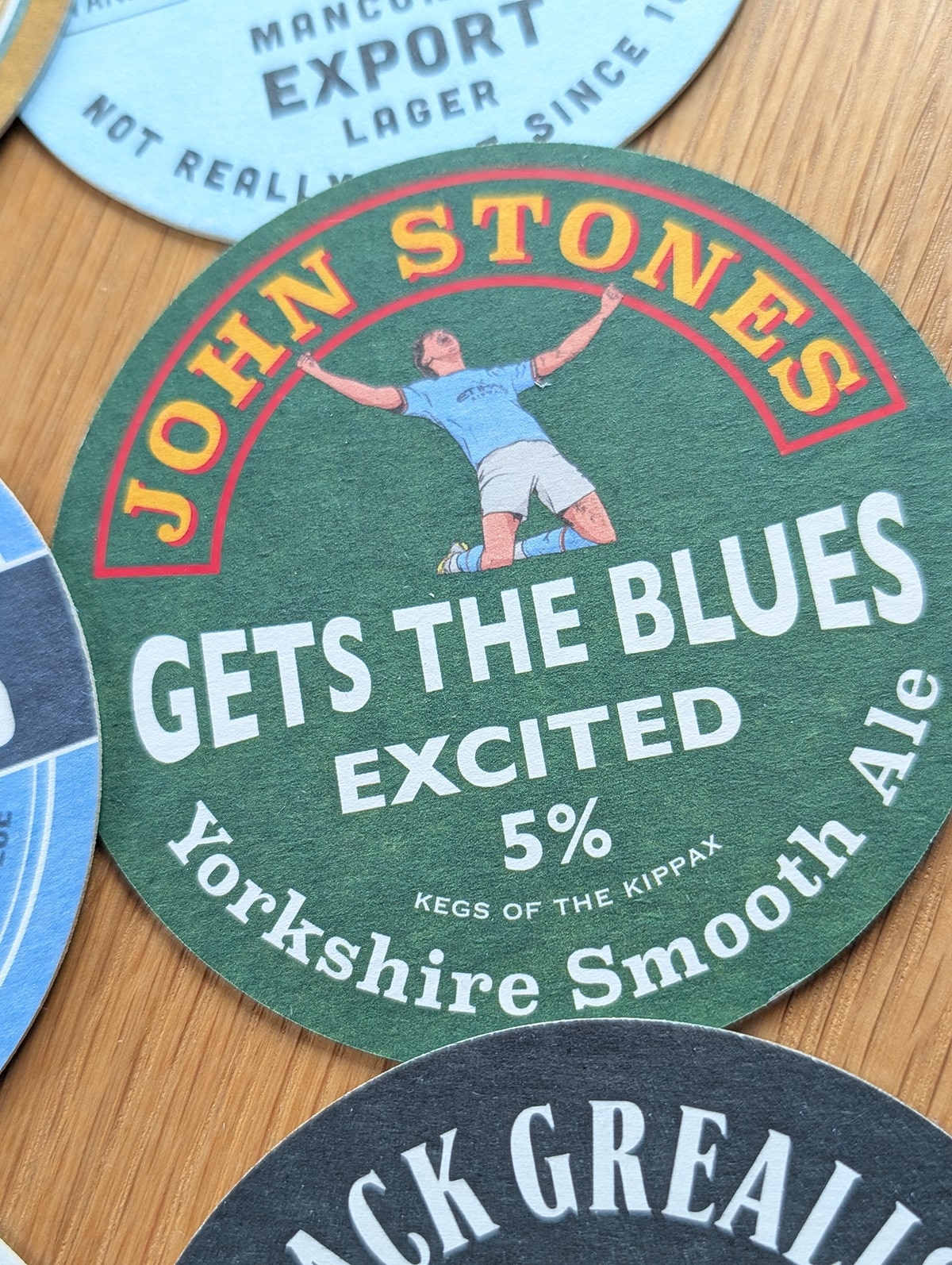 Treble Winners Beer Mats