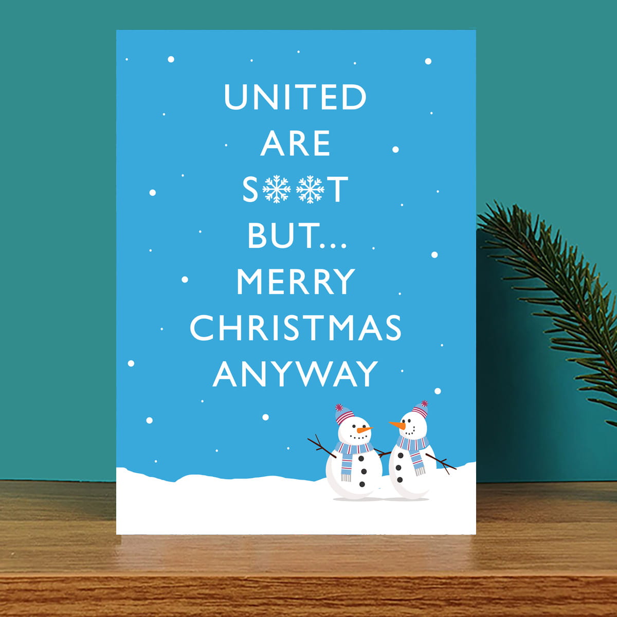 United Are S**t Christmas Card