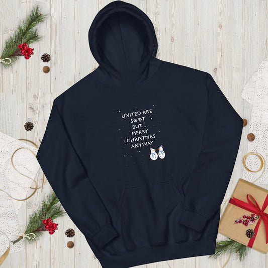 United Are S**t Christmas Hoodie