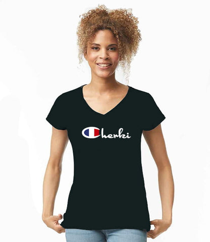 Women's Cherki Black T-shirt