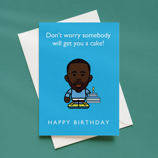 Yaya Birthday Cake Card