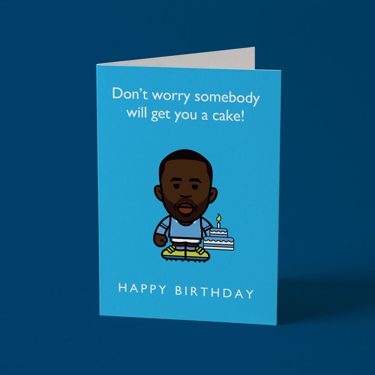 Yaya Birthday Cake Card