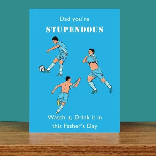 Aguero Stupendous Dad Father's Day Card