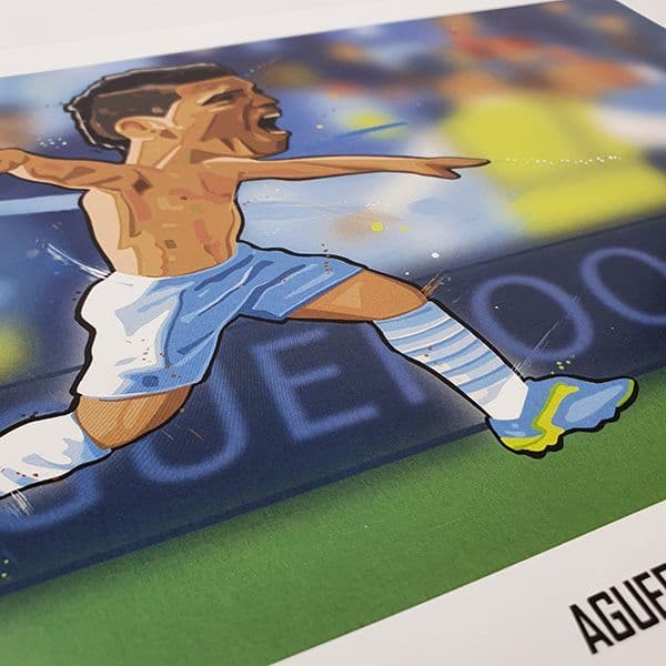 Aguerooooo Limited Edition Print
