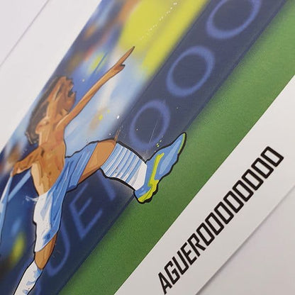 Aguerooooo Limited Edition Print