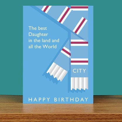 Best Daughter in the Land City Birthday Card