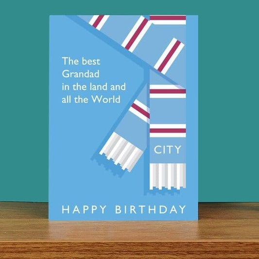 Best Grandad in the Land City Birthday Card