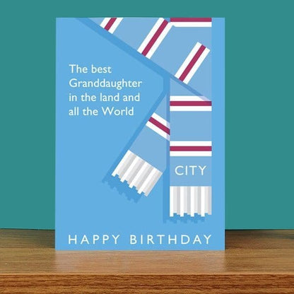 Best Granddaughter in the Land City Birthday Card