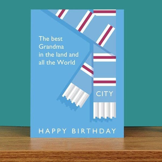 Best Grandma in the Land City Birthday Card