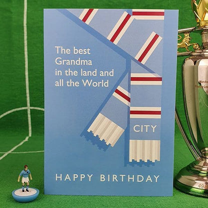 Best Grandma in the Land City Birthday Card