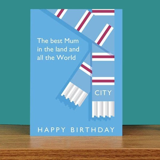 Best Mum in the Land City Birthday Card