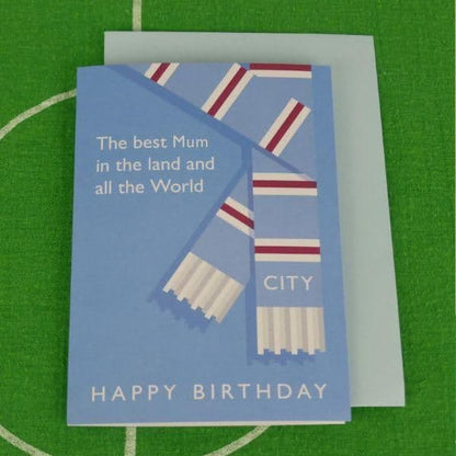 Best Mum in the Land City Birthday Card