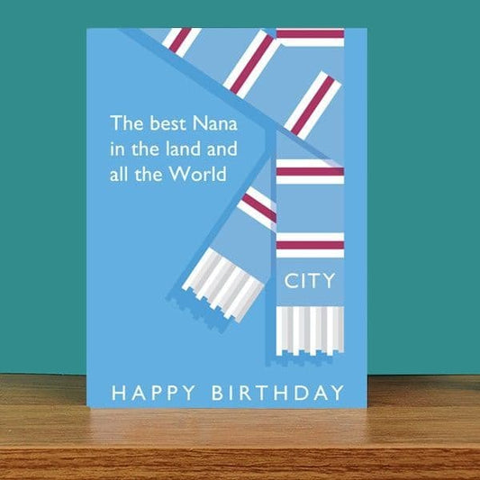 Best Nana in the Land City Birthday Card