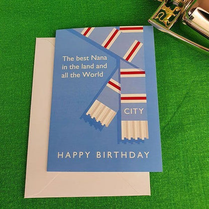 Best Nana in the Land City Birthday Card