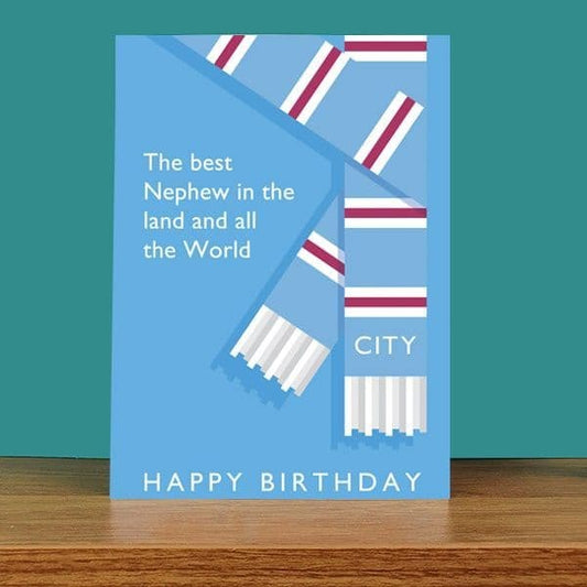 Best Nephew in the Land City Birthday Card