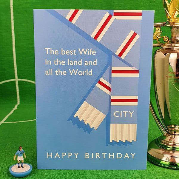 Best Wife in the Land City Birthday Card