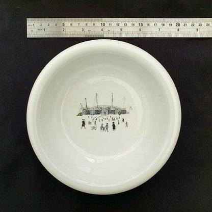 Bone China City of Manchester Stadium Pet Bowl