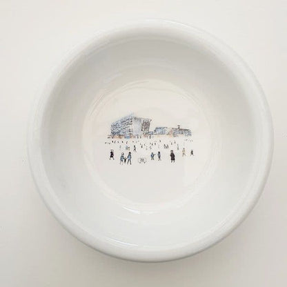 Bone China Maine Road Pet Bowl