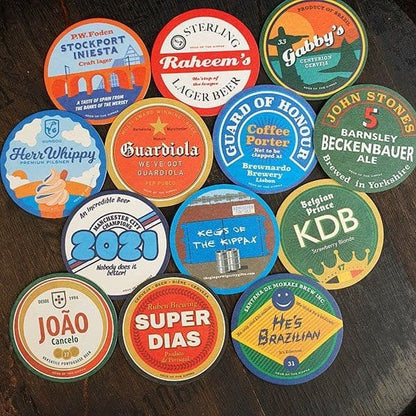 Champions 2021 Edition Beer Mats