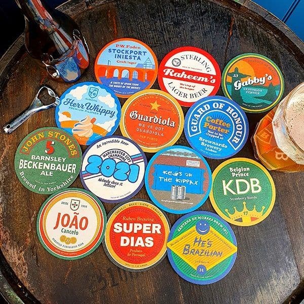 Champions 2021 Edition Beer Mats