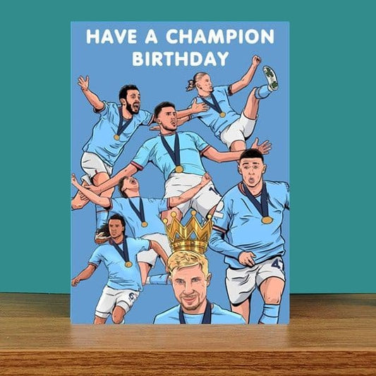 Champions  Birthday Card