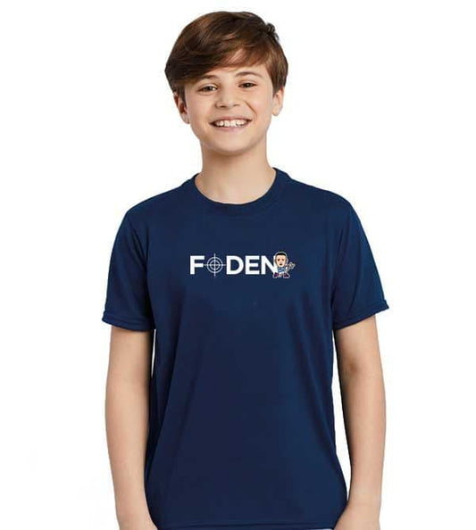 Children's Foden Celebration Navy T-shirt