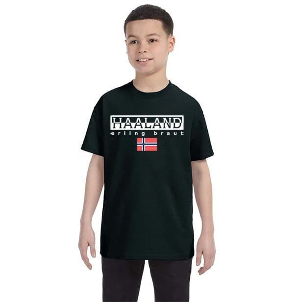 Children's Haaland Black T-shirt