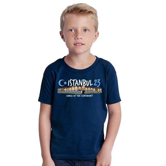 Children's Istanbul Champions 23 Navy T-shirt
