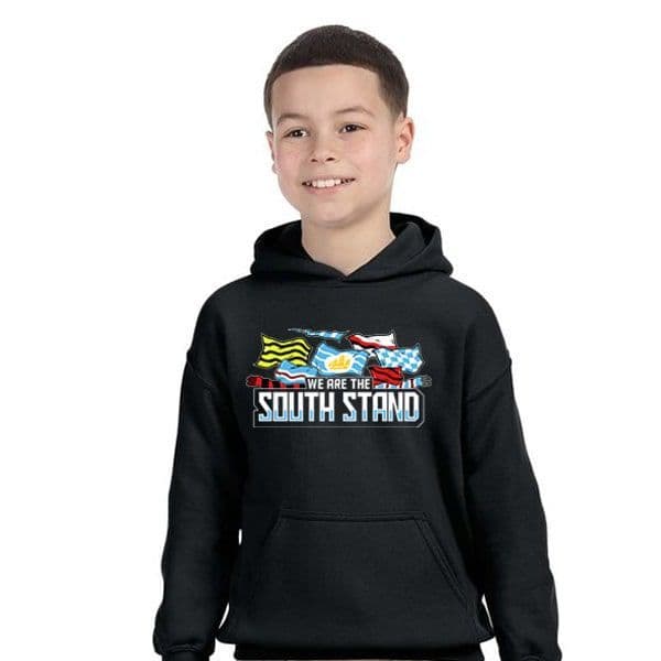 Children's South Stand Flag Black Hoodie