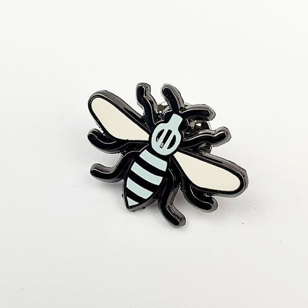 City Blue Bee Pin Badge