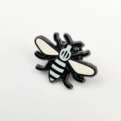 City Blue Bee Pin Badge