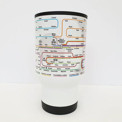 City Champions Map Thermal Travel Mug