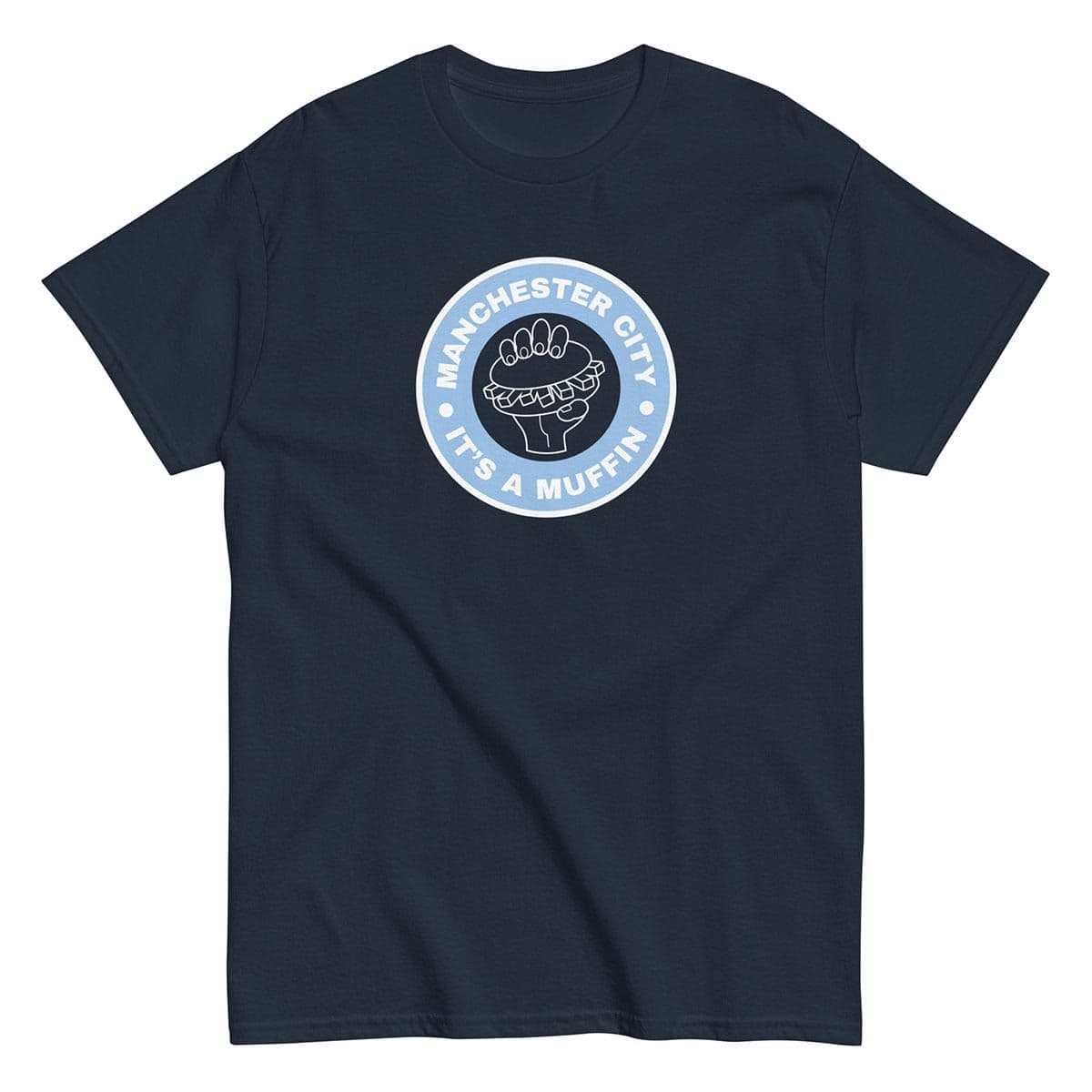 City  Muffin Navy T-shirt