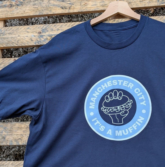 City  Muffin Navy T-shirt